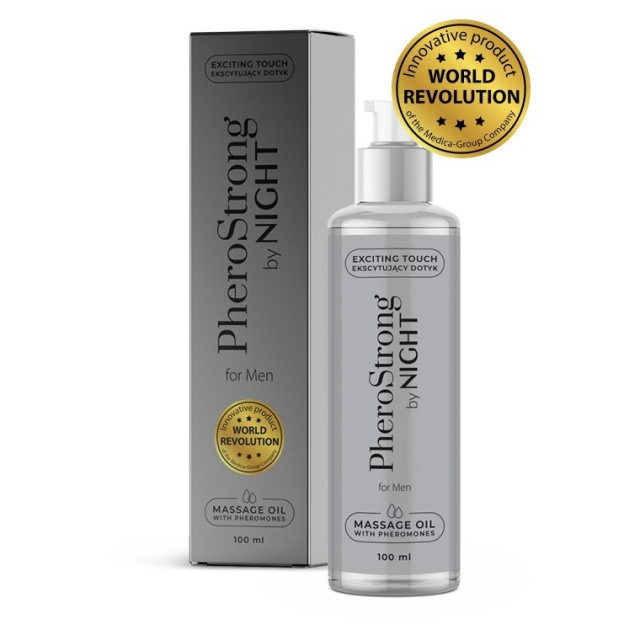 Medica-Group PheroStrong Massage Oil by Night - Olejek do masażu, Jaśmin, 100 ml