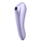 Вібратор з вакуумним стимулятором клітора  Satisfyer Dual Pleasure (бузковий)