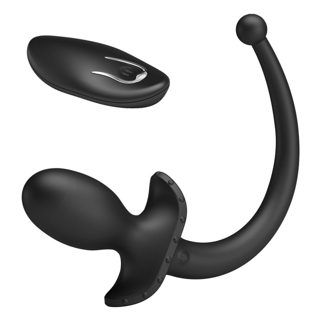 Mr. Play Remote Control - Korek analny, Czarny, 15 cm