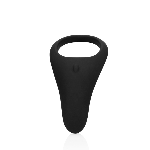 Віброкільце Loveline Pointed, 11 см (чорний)