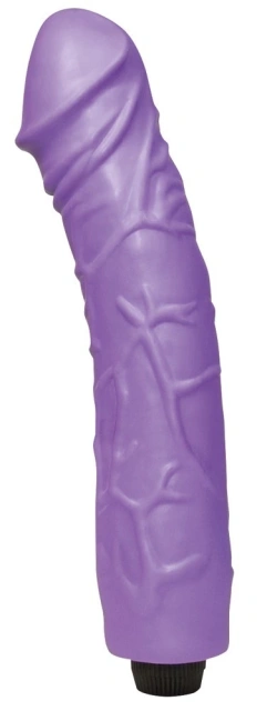 Вібратор Queeny Love Giant Lover Skin, 33 см (фіолетовий)