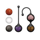 Набор вагинальных шариков Adrien Lastic Harmony Stones, 2 шт (черный)