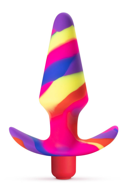 Blush Avant Free Spirit - Korek analny, Tęcza, 12.7 cm