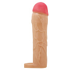 Насадка на пенис Pretty Love Hani 2", 18 см (телесный)