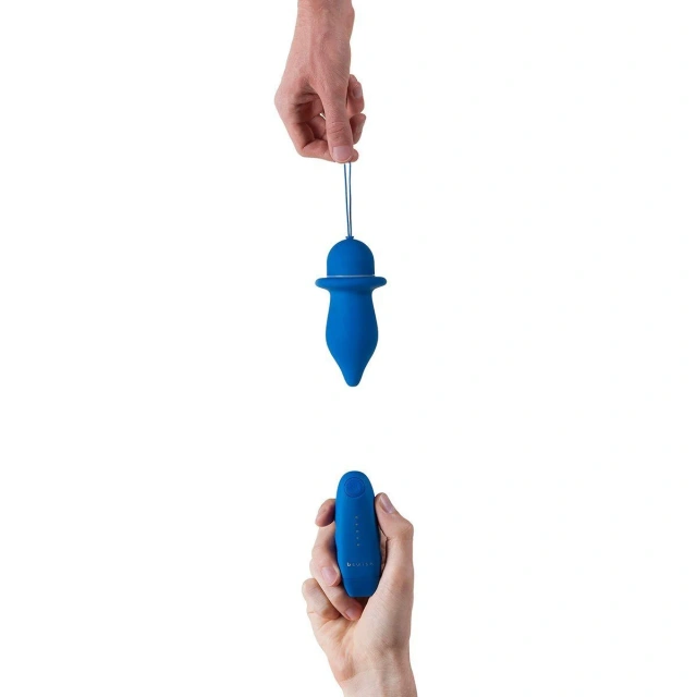Korek analny B Swish Bfilled Classic, 10 cm (niebieski)