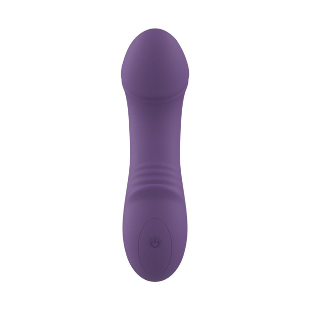 Міні-вібратор Teazers Mini Thrusting, 17.5 см (фіолетовий)