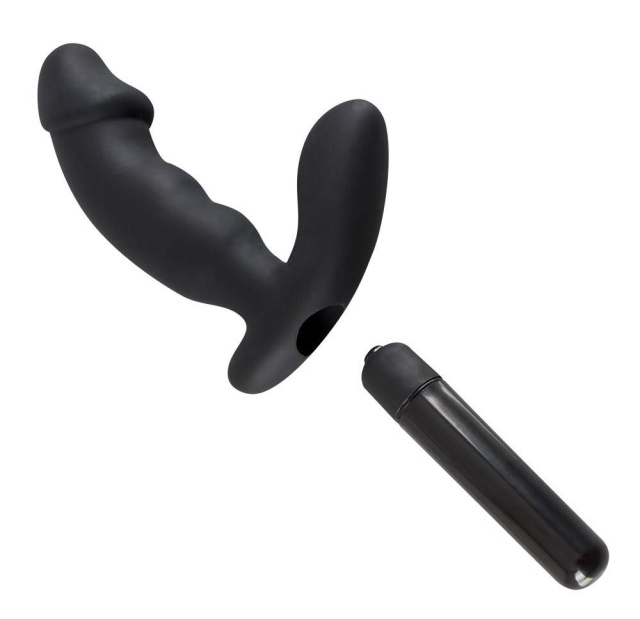 Масажер простати Orion Rebel Cock-Shaped Vibe, 15 см (чорний)