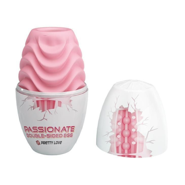 Мастурбатор яйце Pretty Love Passionate Double Sided Egg (рожевий)