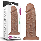 Фаллоимитатор LoveToy Realistic Chubby, 26,6 см (телесный)