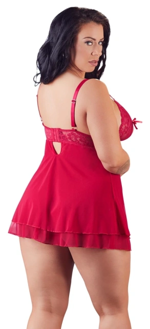 Сорочка Cottelli Curves, 2XL (красный)