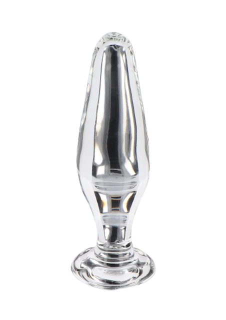 TOYJOY Glass Worxx Star Sparkler - Korek analny, Przezroczysty, 12 cm