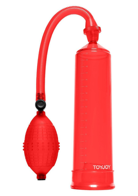 Помпа для пеніса Pressure Pleasure Pump, 20 см (червоний)