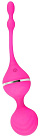 Вагинальные шарики Smile Vibrating Love Balls Rechargeable, 18 см (розовый)
