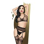 Комплект белья Penthouse Lingerie Smoking Gun, S-L (черный)