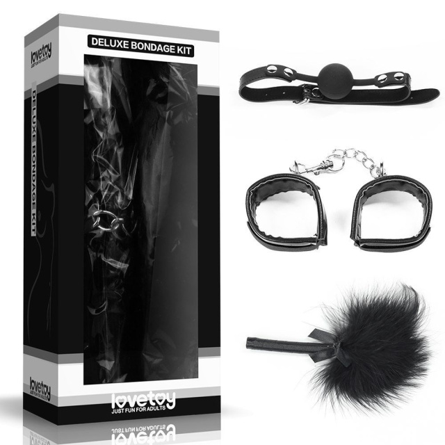 Набор BDSM Deluxe Bondage Kit (черный)