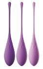 Набор вагинальных шариков Pipedream Kegel Train-Her Set, 3 шт (фиолетовый)