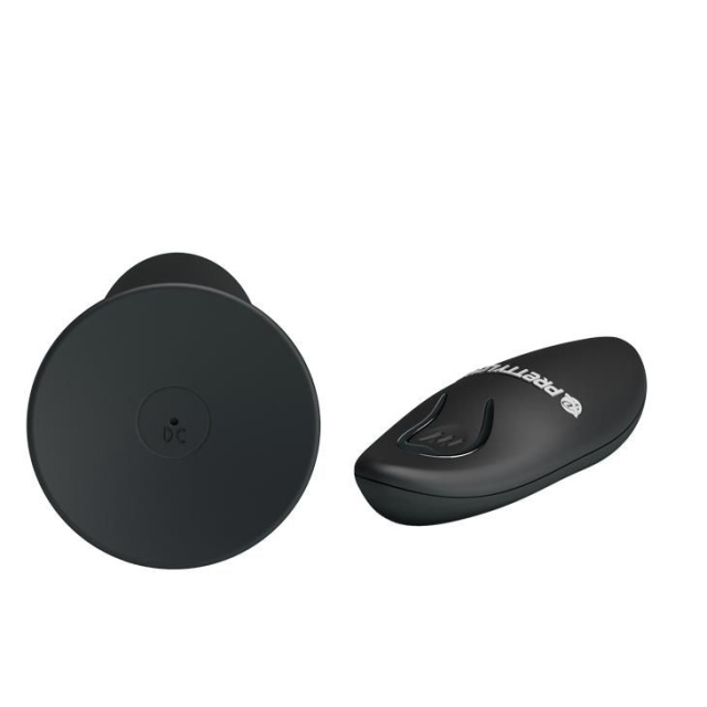 Pretty Love Remote Control Vibrating - Korek analny, Czarny, 11 cm