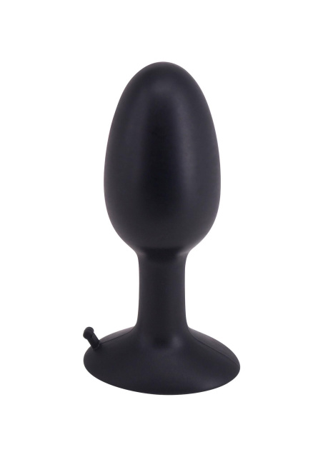 Seven Creations Roll Play Medium - Korek analny, Czarny, 10 cm, M