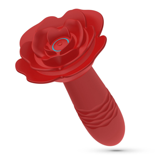 Crushious Romeo - Korek analny, Czerwony, 14.2 cm