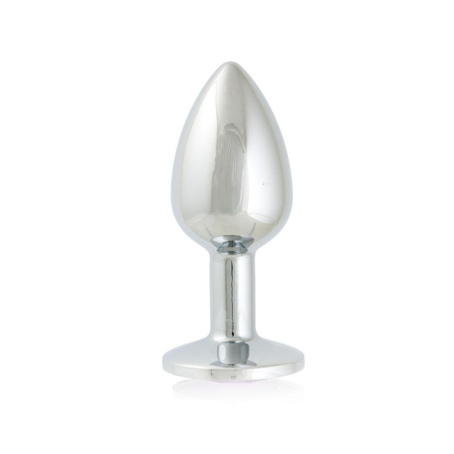 Simply Pleasure Kryształ Jasno Fioletowy - Korek analny z kryształkiem, Fioletowy, 7 cm, S