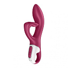 Wibrator królik Satisfyer Embrace Me, 20,5 cm (bordowy)