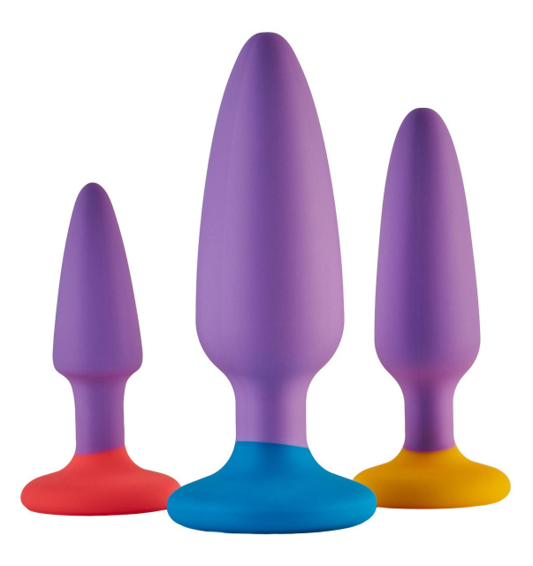 Dream Toys Smooth Adventure Set - Zestaw korków analnych, Multi, 9 cm
