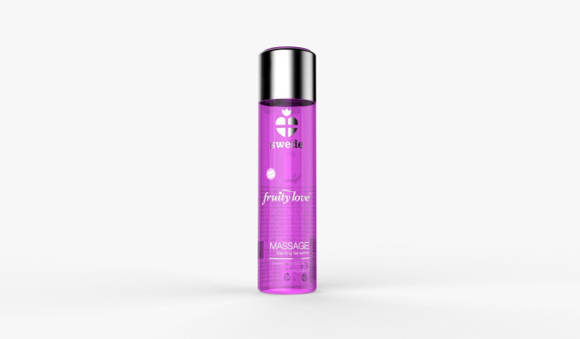 Массажное масло Swede Fruity Love Massage Sweet Raspberry Rhubarb, 60 мл