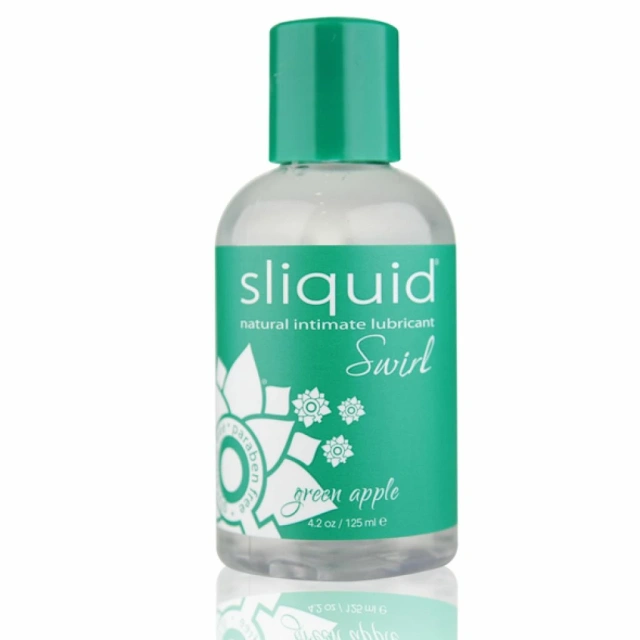 Sliquid Sliquid Naturals Swirl Green Apple - Lubrykant na bazie wody, Jabłko, 125 ml