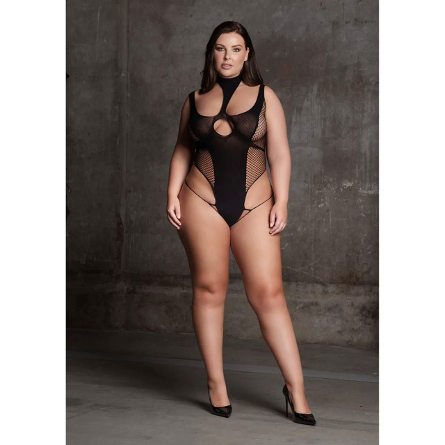Боди Le Désir Cyllene, Plus Size (черный)