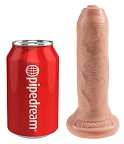 Pipedream King Cock Uncut 6 Inch - Dildo, W kolorze cielistym, 16 cm