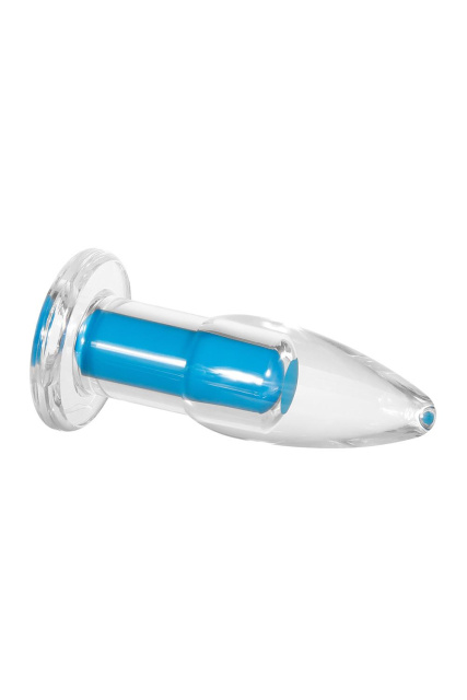 Gender X Electric - Korek analny, Niebieski, 12 cm