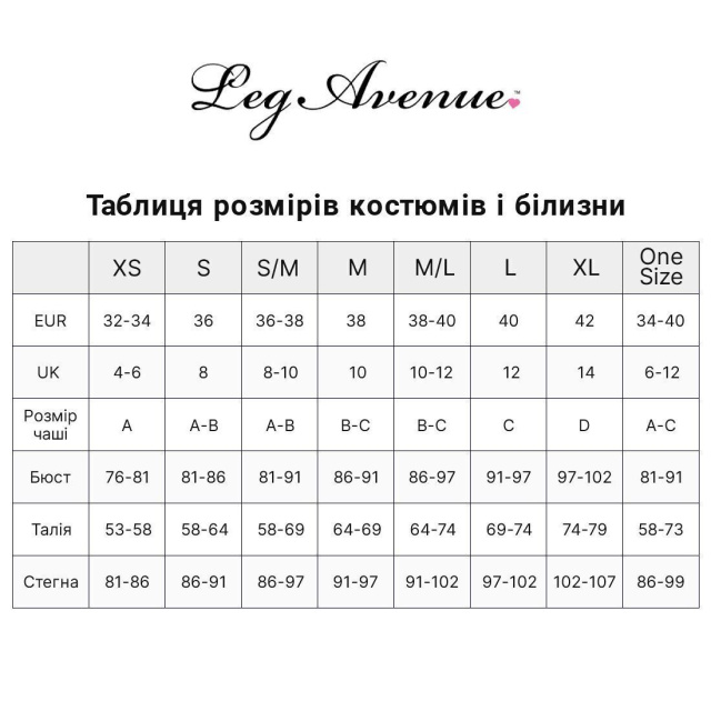 Костюм Leg Avenue Vinyl Naughty Nurse, M (чорний)