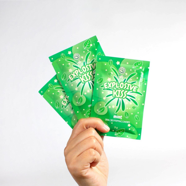 Secret Play Popping Candies - Miętowe cukierki musujące, Zielony, Mięta