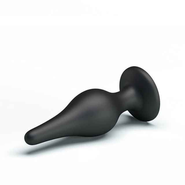 Pretty Love Sensitive Prostate - Korek analny, Czarny, 14 cm