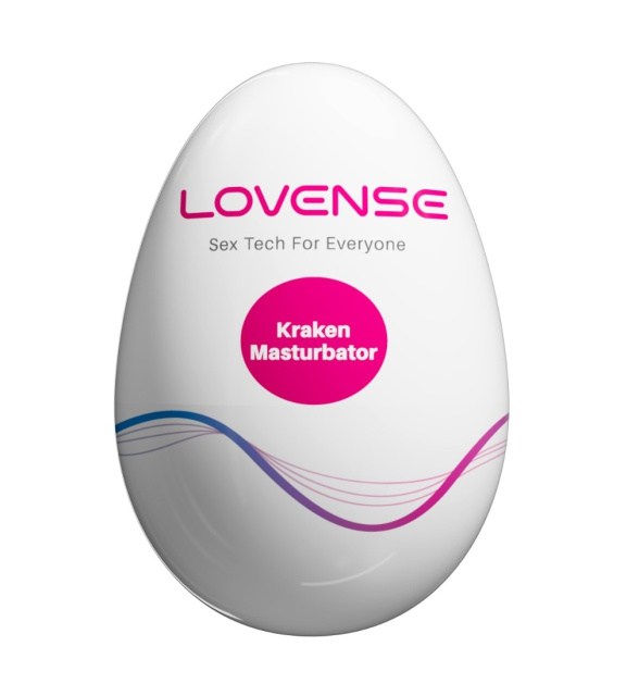 Мастурбатор яйце Lovense Kraken (білий)