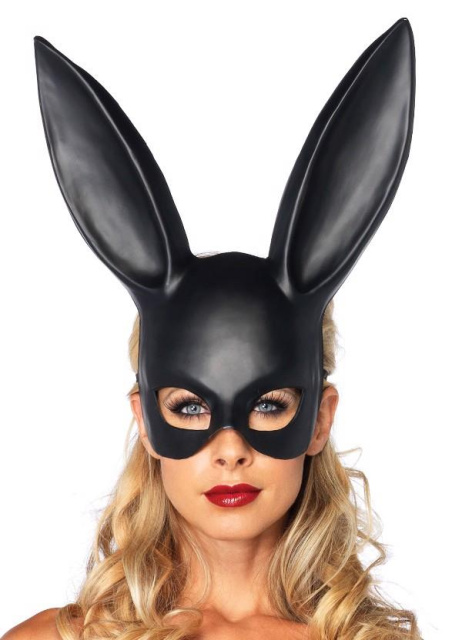 Leg Avenue Masquerade Rabbit Mask - Maska, Czarny