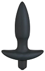 Анальна пробка з вібрацією Black Velvet S, 13 см (чорний)