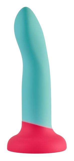 Dream Toys 2-Toned Love Stick - Dildo, Turkus, 14 cm, S