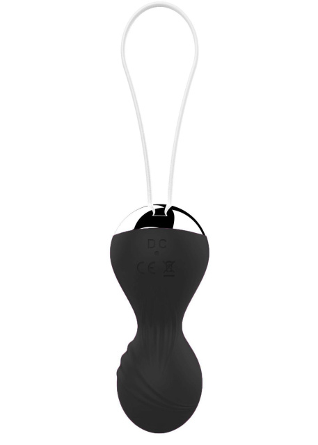 Вагінальні кульки Boss Remote Control Tighten Vibrating Egg, 8 см (чорний)