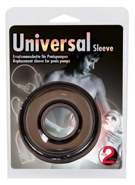 Насадка на помпу для пеніса Orion Universal Sleeve, 6 см (чорний)