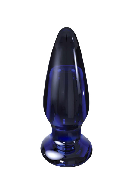 TOYJOY Buttocks The Shining - Korek analny, Niebieski, 11.5 cm