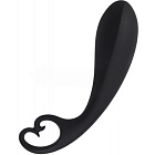 Stymulator analny Alive Black Heart, 16 cm (czarny)