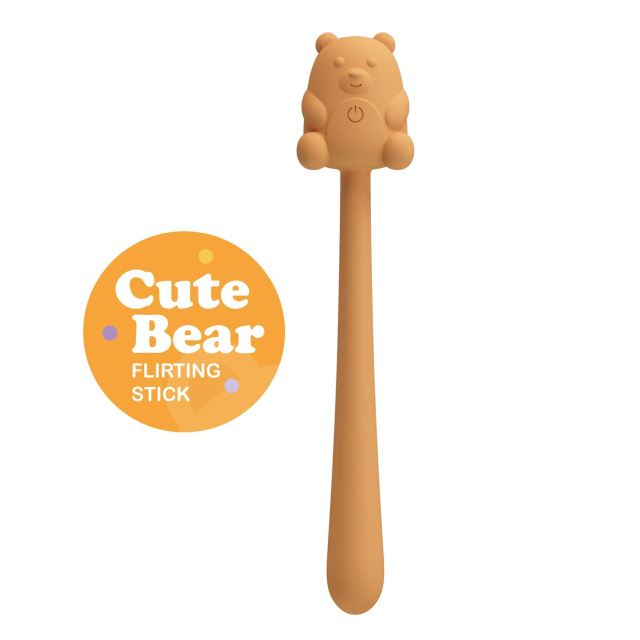 Вібратор Pretty Love Cute Bear, 13.4 см (коричневий)