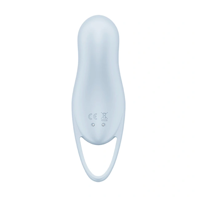Вакуумный стимулятор клитора с вибрацией Satisfyer Pocket Pro 1 (голубой)