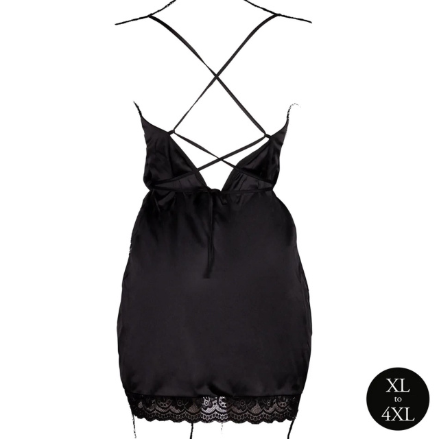 Мини-платье Le Désir, Plus Size (черный)