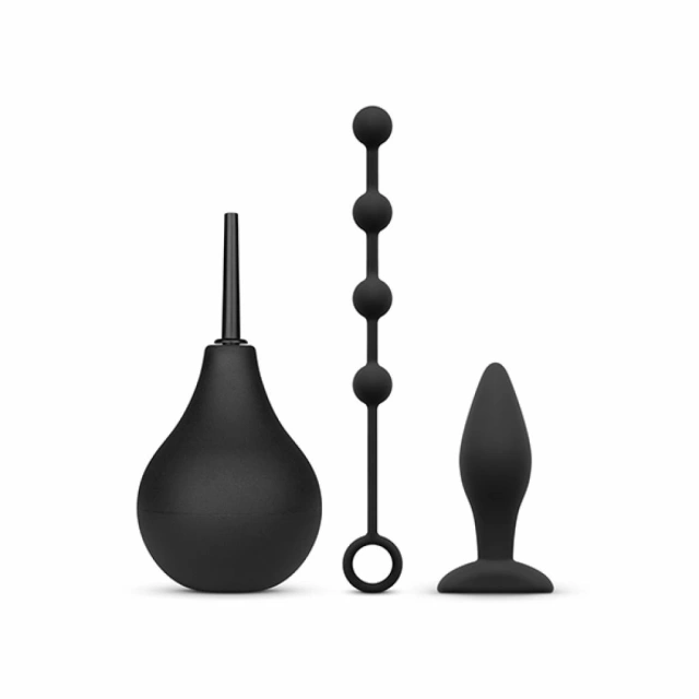 Набор анальных игрушек Nexus Anal Beginner Kit, 3 шт (черный)