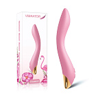 Вибратор Boss Series Flamingo, 22 см (розовый)