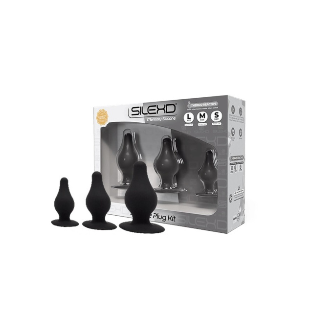 Zestaw korków analnych Orion SilexD Silicone Plug Kit, 3 szt
