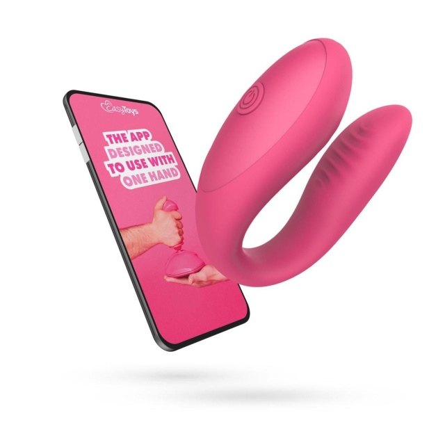 Вибратор для пар EasyConnect Orio, 8 см (розовый)