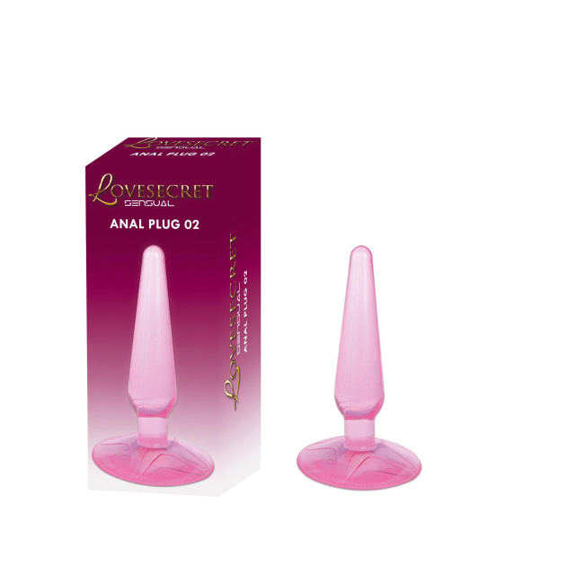 Power Escorts Anal Plug 02 - Korek analny, Różowy, 11 cm